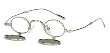 Load image into Gallery viewer, Silver Round Full Rim Unisex Sunglasses by Vincent Chase-151393