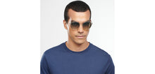 Load image into Gallery viewer, Silver Round Full Rim Unisex Sunglasses by John Jacobs-152196