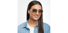 Load image into Gallery viewer, Silver Round Full Rim Unisex Sunglasses by John Jacobs-152196