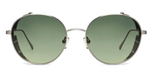 Load image into Gallery viewer, Silver Round Full Rim Unisex Sunglasses by John Jacobs-152196