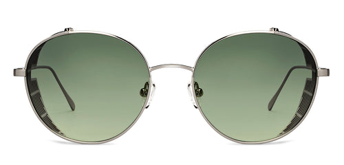 Silver Round Full Rim Unisex Sunglasses by John Jacobs-152196