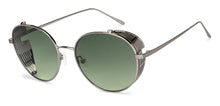 Load image into Gallery viewer, Silver Round Full Rim Unisex Sunglasses by John Jacobs-152196