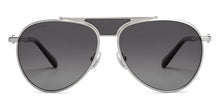 Load image into Gallery viewer, Silver Aviator Full Rim Unisex Sunglasses by John Jacobs-208175