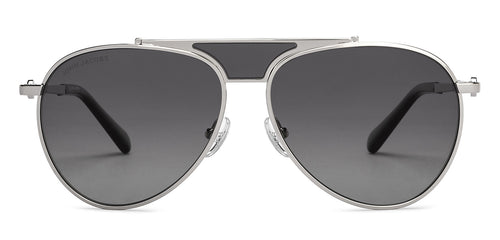 Silver Aviator Full Rim Unisex Sunglasses by John Jacobs-208175