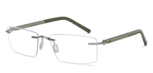 Load image into Gallery viewer, Silver Rectangle Rimless Unisex Eyeglasses by Lenskart Air-200736