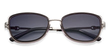 Load image into Gallery viewer, Silver Cat Eye Full Rim Unisex Sunglasses by John Jacobs-152711