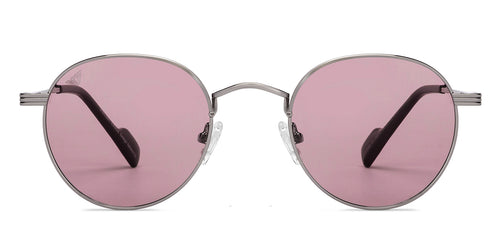 Silver Round Full Rim Women Sunglasses by Vincent Chase Polarized-206747
