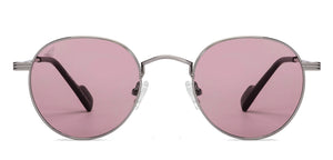 Silver Round Full Rim Women Sunglasses by Vincent Chase Polarized-206747