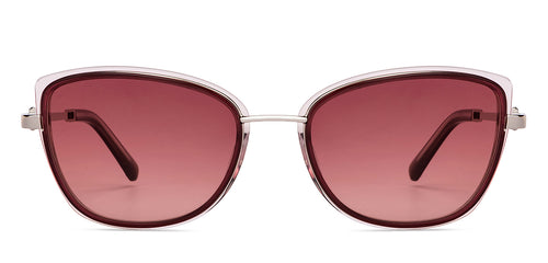 Pink Cat Eye Full Rim Unisex Sunglasses by John Jacobs-152714