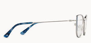 Silver Cat Eye Full Rim Women Eyeglasses by Vincent Chase-152830