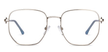 Load image into Gallery viewer, Silver Square Full Rim Women Eyeglasses by John Jacobs-152678