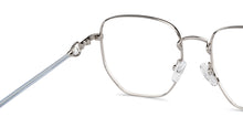 Load image into Gallery viewer, Silver Square Full Rim Women Eyeglasses by John Jacobs-152678