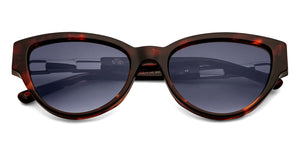 Tortoise Cat Eye Full Rim Unisex Sunglasses by John Jacobs-152734