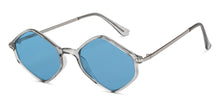 Load image into Gallery viewer, Transparent Geometric Full Rim Unisex Sunglasses by Vincent Chase Polarized-201188