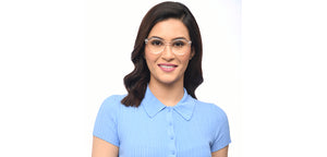 Transparent Cat Eye Full Rim Women Eyeglasses by Vincent Chase-206653