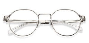 Silver Round Full Rim Unisex Eyeglasses by John Jacobs-205967