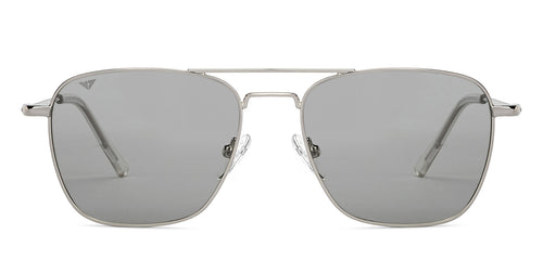 Silver Square Full Rim Unisex Sunglasses by Vincent Chase Polarized-200391