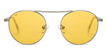 Load image into Gallery viewer, Silver Round Full Rim Unisex Sunglasses by Vincent Chase Polarized-200416