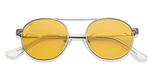 Load image into Gallery viewer, Silver Round Full Rim Unisex Sunglasses by Vincent Chase Polarized-200416
