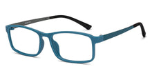 Load image into Gallery viewer, Blue Rectangle Full Rim Unisex Eyeglasses by Lenskart Air-201555