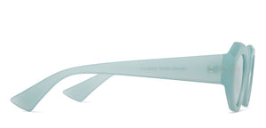 Sky Blue Geometric Full Rim Women Sunglasses by Vincent Chase Polarized-211340