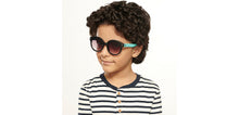 Load image into Gallery viewer, Black Round Full Rim Kid Sunglasses by Hooper-200302