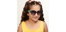 Load image into Gallery viewer, Black Round Full Rim Kid Sunglasses by Hooper-200302