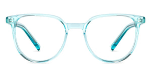 Sky Blue Round Full Rim Unisex Eyeglasses by Vincent Chase-151614