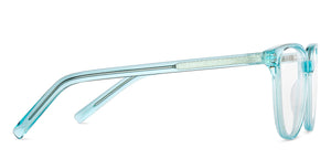 Sky Blue Round Full Rim Unisex Eyeglasses by Vincent Chase-151614