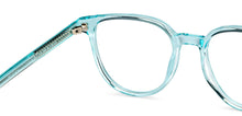 Load image into Gallery viewer, Sky Blue Round Full Rim Unisex Eyeglasses by Vincent Chase-151614