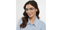 Load image into Gallery viewer, Sky Blue Round Full Rim Unisex Eyeglasses by Vincent Chase-151614