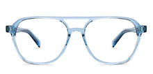 Load image into Gallery viewer, Blue Square Full Rim Unisex Eyeglasses by John Jacobs-153069