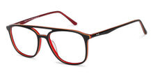 Load image into Gallery viewer, Black Rectangle Full Rim Unisex Eyeglasses by Vincent Chase Essentials-141000