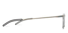 Load image into Gallery viewer, Black Rectangle Full Rim Unisex Eyeglasses by ThinOptics-134518