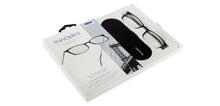 Load image into Gallery viewer, Black Rectangle Full Rim Unisex Eyeglasses by ThinOptics-134518
