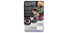Load image into Gallery viewer, Black Rectangle Full Rim Unisex Eyeglasses by ThinOptics-136182