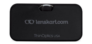 Black Rectangle Full Rim Unisex Eyeglasses by ThinOptics-136181