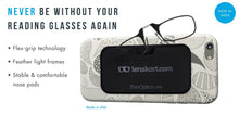 Load image into Gallery viewer, Black Rectangle Full Rim Unisex Eyeglasses by ThinOptics-136181