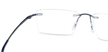 Load image into Gallery viewer, Blue Rectangle Rimless Unisex Eyeglasses by Vincent Chase Online-141628
