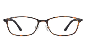 Tortoise Rectangle Full Rim Unisex Eyeglasses by Lenskart Air-151724