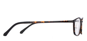 Tortoise Rectangle Full Rim Unisex Eyeglasses by Lenskart Air-151724