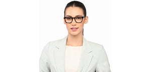 Brown Square Full Rim Unisex Eyeglasses by John Jacobs-208112