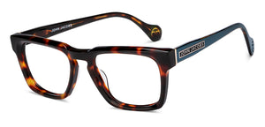 Brown Square Full Rim Unisex Eyeglasses by John Jacobs-208112