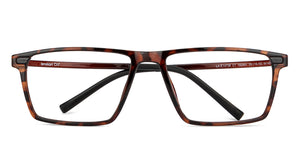 Tortoise Rectangle Full Rim Unisex Eyeglasses by Lenskart Air-152991