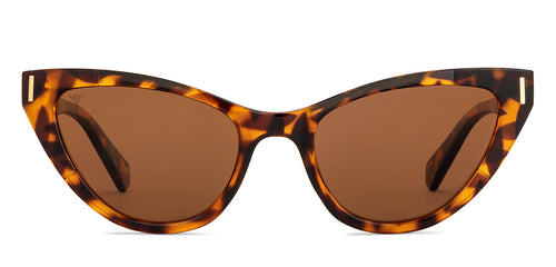 Tortoise Cat Eye Full Rim Unisex Sunglasses by Vincent Chase Polarized-152342