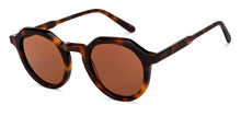 Load image into Gallery viewer, Tortoise Round Full Rim Unisex Sunglasses by John Jacobs-152265