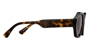 Tortoise Hexagonal Full Rim Unisex Sunglasses by John Jacobs-208155