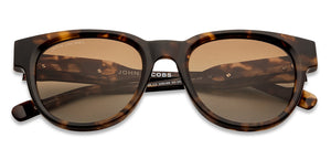 Tortoise Round Full Rim Unisex Sunglasses by John Jacobs-208168