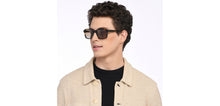 Load image into Gallery viewer, Tortoise Square Full Rim Unisex Sunglasses by John Jacobs-208141