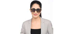 Tortoise Square Full Rim Unisex Sunglasses by John Jacobs-208141
